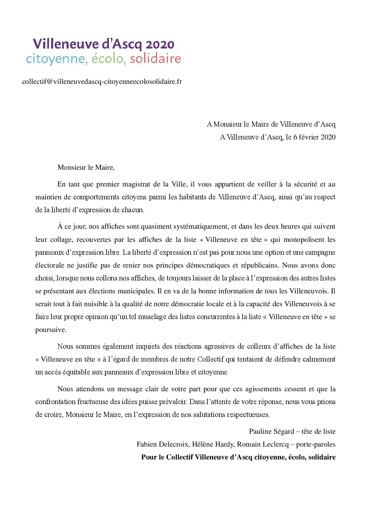 comment écrire une lettre au maire